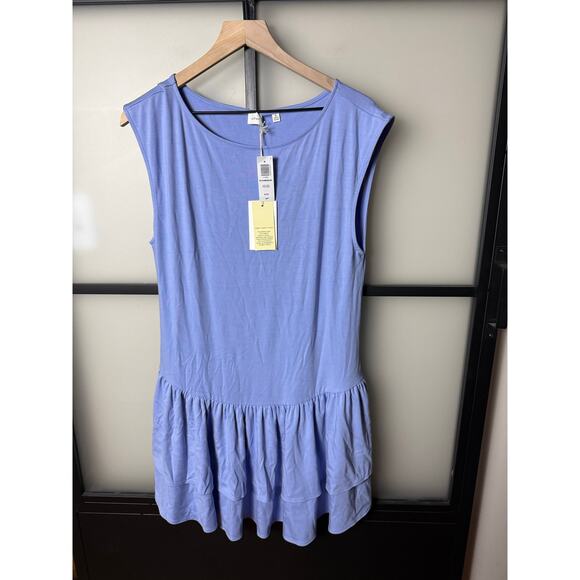 NWT Aritzia Wilfred Bloomsbury Dress in Soft Iris Size XL - Picture 1 of 6